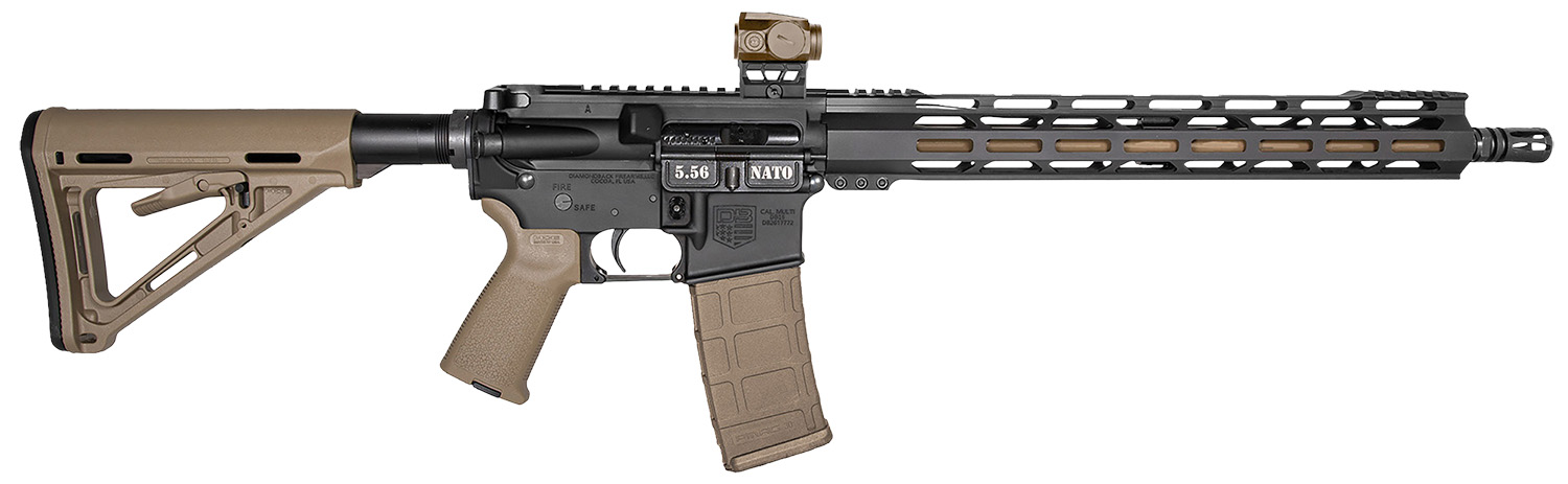 DIA DB175AK222 5.56 DB15 16 ML W/VIRIDIAN BLK/FDE 3 DIA DB175AK222 5.56 DB15 16 ML W/VIRIDIAN BLK/FDE