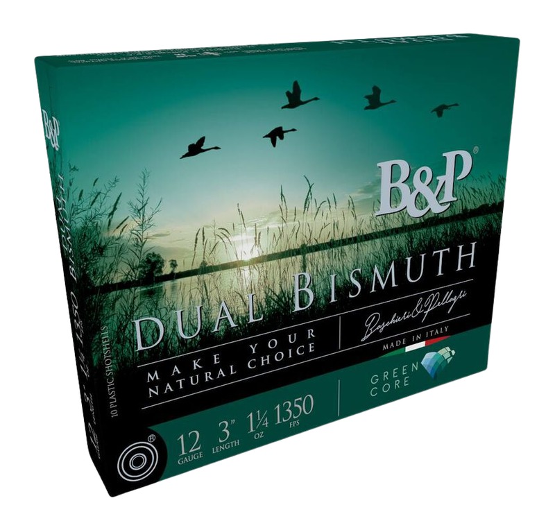 B&p Ammunition 12B4DB43 Dual Bismuth 12Gauge 3" 1 1/4oz Bismuth 3/4Shot 10 Per Box/10 Case 3 B&p Ammunition 12B4DB43 Dual Bismuth 12Gauge 3" 1 1/4oz Bismuth 3/4Shot 10 Per Box/10 Case