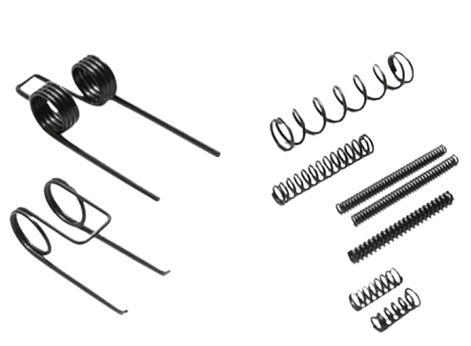 Lead & Steel Llc LSLSK Mil-Spec Lower Spring Kit Black 3 Lead & Steel Llc LSLSK Mil-Spec Lower Spring Kit Black