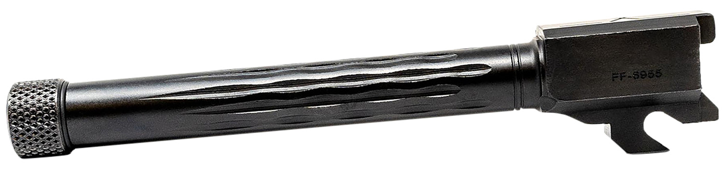 Faxon Firearms 320B910NFLOQT Match Series 9mm Luger Fluted Threaded Black Nitride Stainless Steel, Fits Sig P320 3 Faxon Firearms 320B910NFLOQT Match Series 9mm Luger Fluted Threaded Black Nitride Stainless Steel, Fits Sig P320