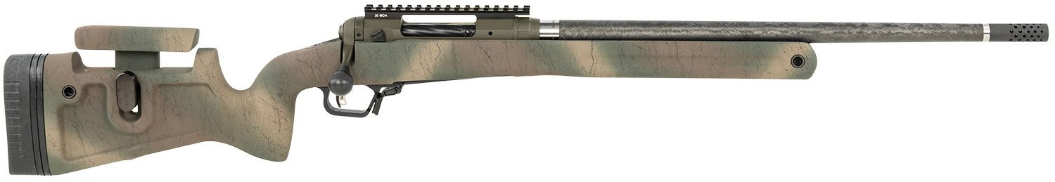 Savage Arms 58156 110 Pro Pursuit 6.5 Creedmoor 3+1 20" Olive Dark Green Cerakote Earth-Tone Camo/Black Web Right Hand 3 Savage Arms 58156 110 Pro Pursuit 6.5 Creedmoor 3+1 20" Olive Dark Green Cerakote Earth-Tone Camo/Black Web Right Hand