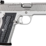 Kimber Mfg.,inc 3100012 KDS9C 9mm 15+1 4.09" KimPro Silver Front and Rear Serrations Stainless Steel Slide Gray and Black G10 Crosshatch Grip 1 170601