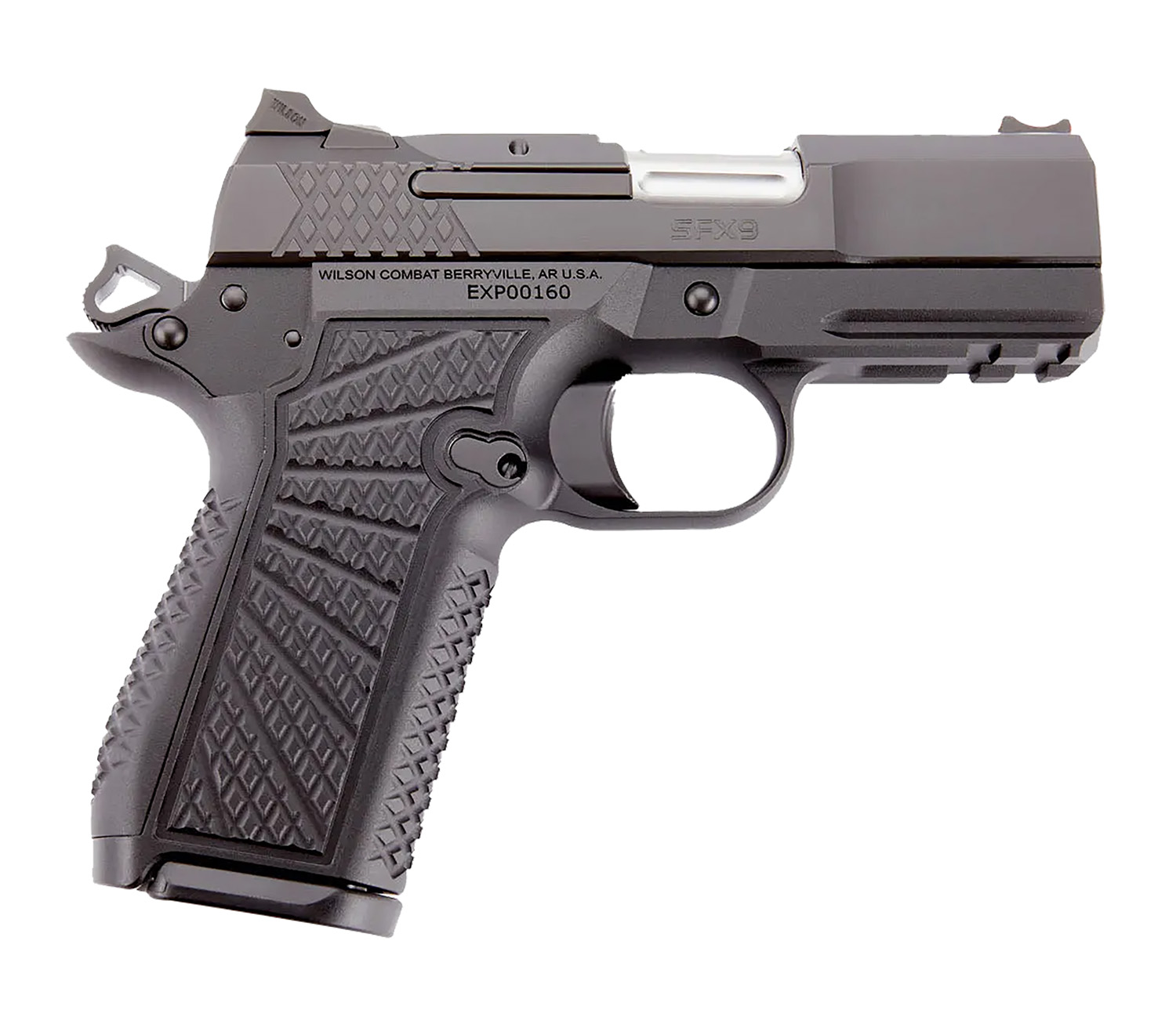 Wilson Combat SFX9CPR3 SFX9 Compact 9mm 15+1 3.25" Black G10 Starburst Grip 3 Wilson Combat SFX9CPR3 SFX9 Compact 9mm 15+1 3.25" Black G10 Starburst Grip