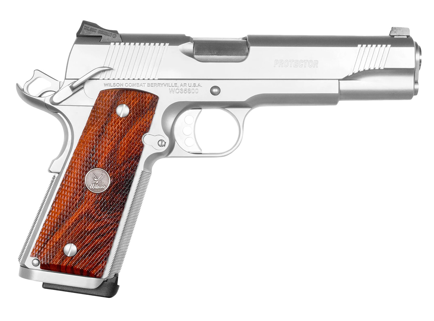 Wilson Combat WPSASSCA Protector *CA Compliant 45 ACP 8+1 5" Stainless Steel 3 Wilson Combat WPSASSCA Protector *CA Compliant 45 ACP 8+1 5" Stainless Steel
