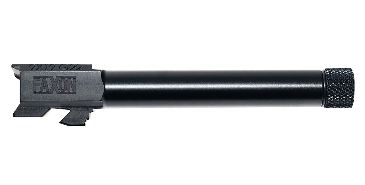 Faxon Firearms GA910N22NGQ-T Duty Series 9mm Luger Threaded Black Nitride Steel, Fits G22 Gen2-4 3 Faxon Firearms GA910N22NGQ-T Duty Series 9mm Luger Threaded Black Nitride Steel, Fits G22 Gen2-4