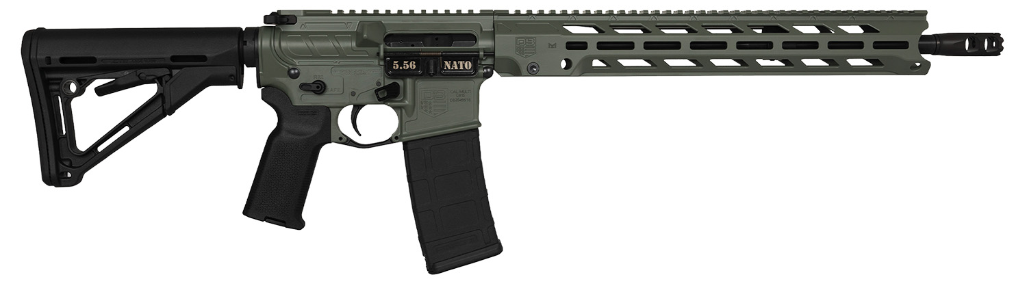 Diamondback DB1784K791 DB15 Obsidian 5.56 NATO 30+1 16" Black Nitride Threaded Barrel, Jungle Green Cerakote Picatinny Rail Aluminum Receiver, Magpul CTR Black Synthetic Stock & Magpul MOE K2 Grip 3 Diamondback DB1784K791 DB15 Obsidian 5.56 NATO 30+1 16" Black Nitride Threaded Barrel, Jungle Green Cerakote Picatinny Rail Aluminum Receiver, Magpul CTR Black Synthetic Stock & Magpul MOE K2 Grip