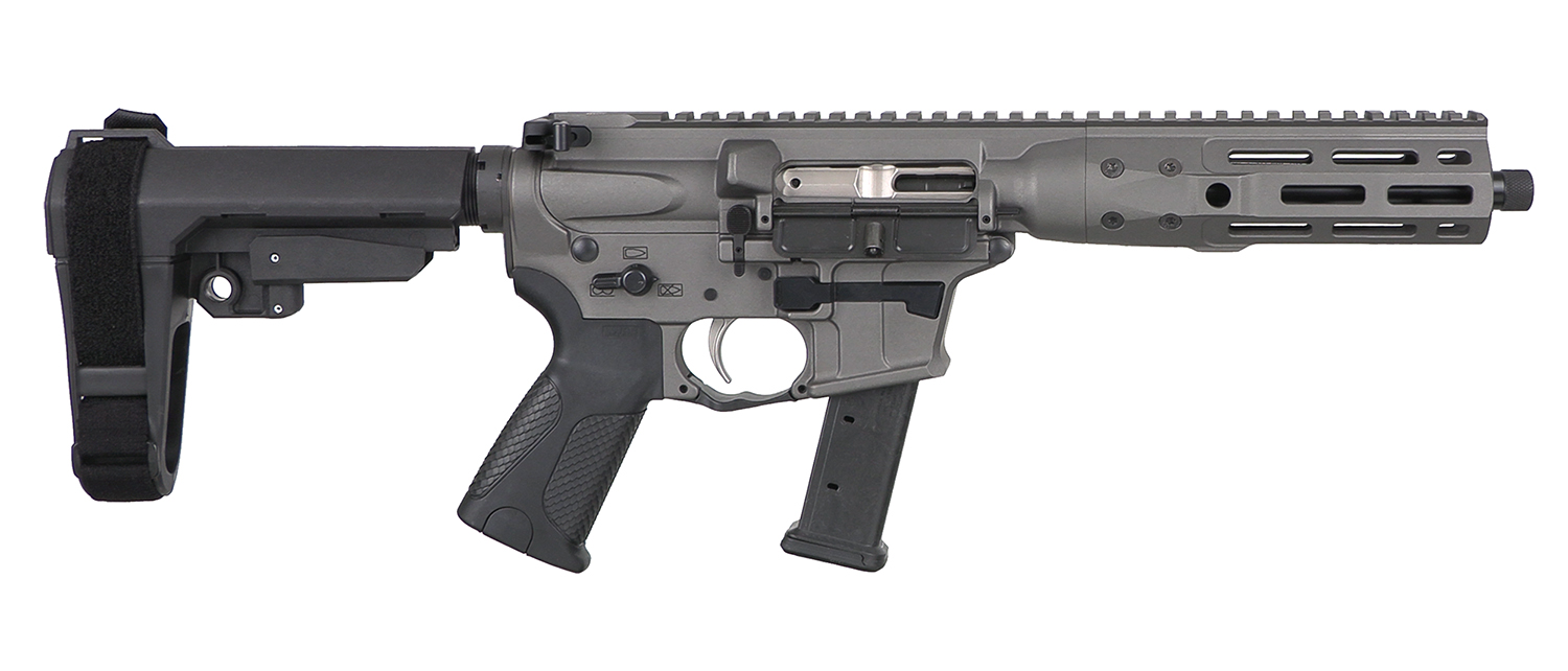 LWRC ICP9TG8SBA3 IC-9 9mm Luger 8.50" 33+1 Black Nitride Threaded Barrel, Tungsten Anodized Aluminum Picatinny Rail Receiver, SB Tactical SBA3 Brace, LWRC Ultra Combat Grip, Ambidextrous 3 LWRC ICP9TG8SBA3 IC-9 9mm Luger 8.50" 33+1 Black Nitride Threaded Barrel, Tungsten Anodized Aluminum Picatinny Rail Receiver, SB Tactical SBA3 Brace, LWRC Ultra Combat Grip, Ambidextrous