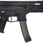 Grand Power 8588005808590 SP9A3S Stribog 9mm Luger 30+1 5.50" Black Threaded Barrel, M-LOK Handguard, Black Aluminum Picatinny Rail Receiver, Rear Picatinny Rail, Black Polymer Grip, Thread Protector 1 177397