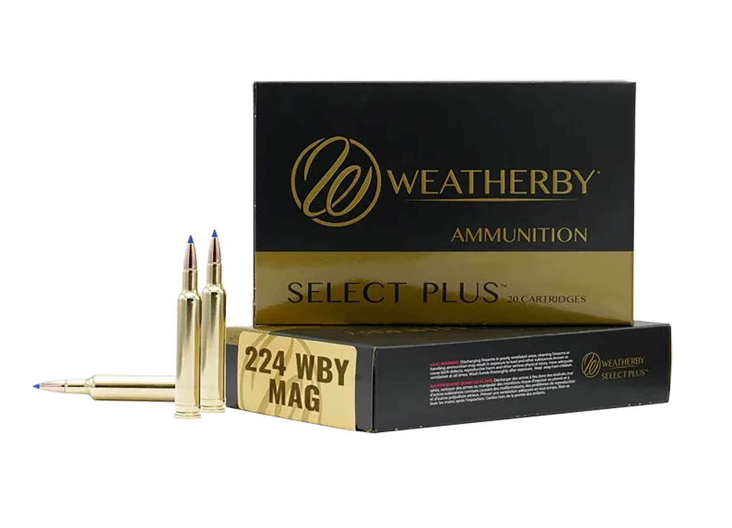 Weatherby H22450VMAX 224WthbyMag 50gr Hornady V-Max 20 Per Box/10 Case 3 Weatherby H22450VMAX 224WthbyMag 50gr Hornady V-Max 20 Per Box/10 Case