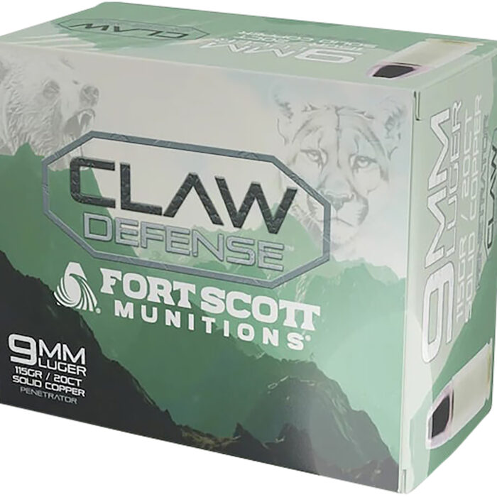 Cart 3 Fort Scott Munitions 9MM115SCVFNCD9mm Luger 115gr 20 Per Box/25 Case