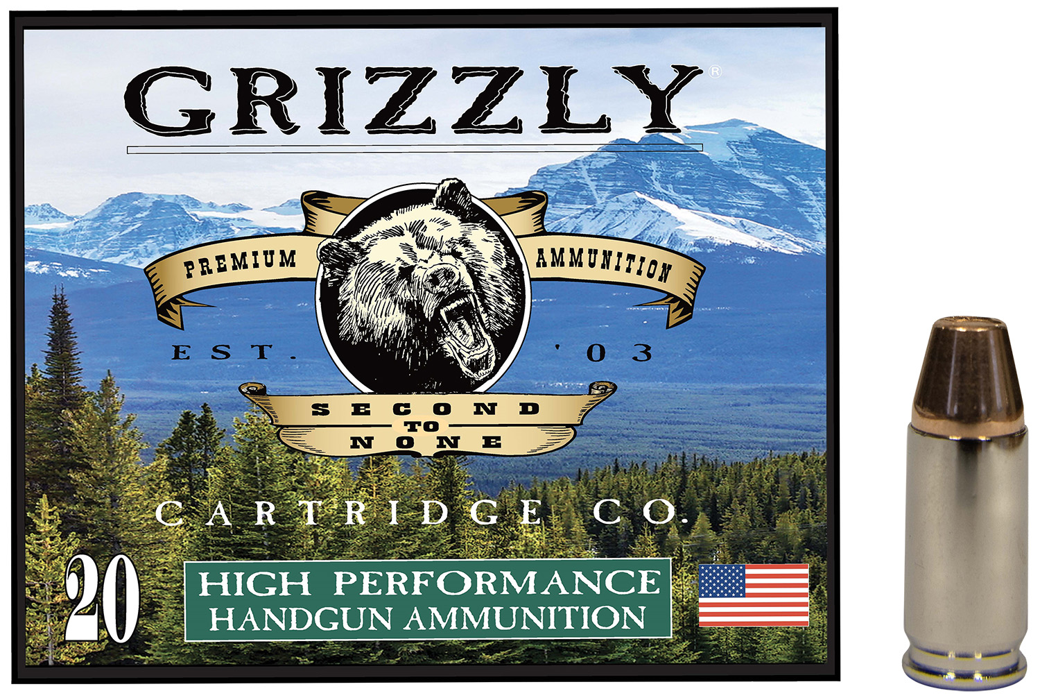 Grizzly Ammo GC9M+P29mm+P Luger 147gr Full Metal Jacket Flat Point 20 Per Box/10 Case 3 Grizzly Ammo GC9M+P29mm+P Luger 147gr Full Metal Jacket Flat Point 20 Per Box/10 Case