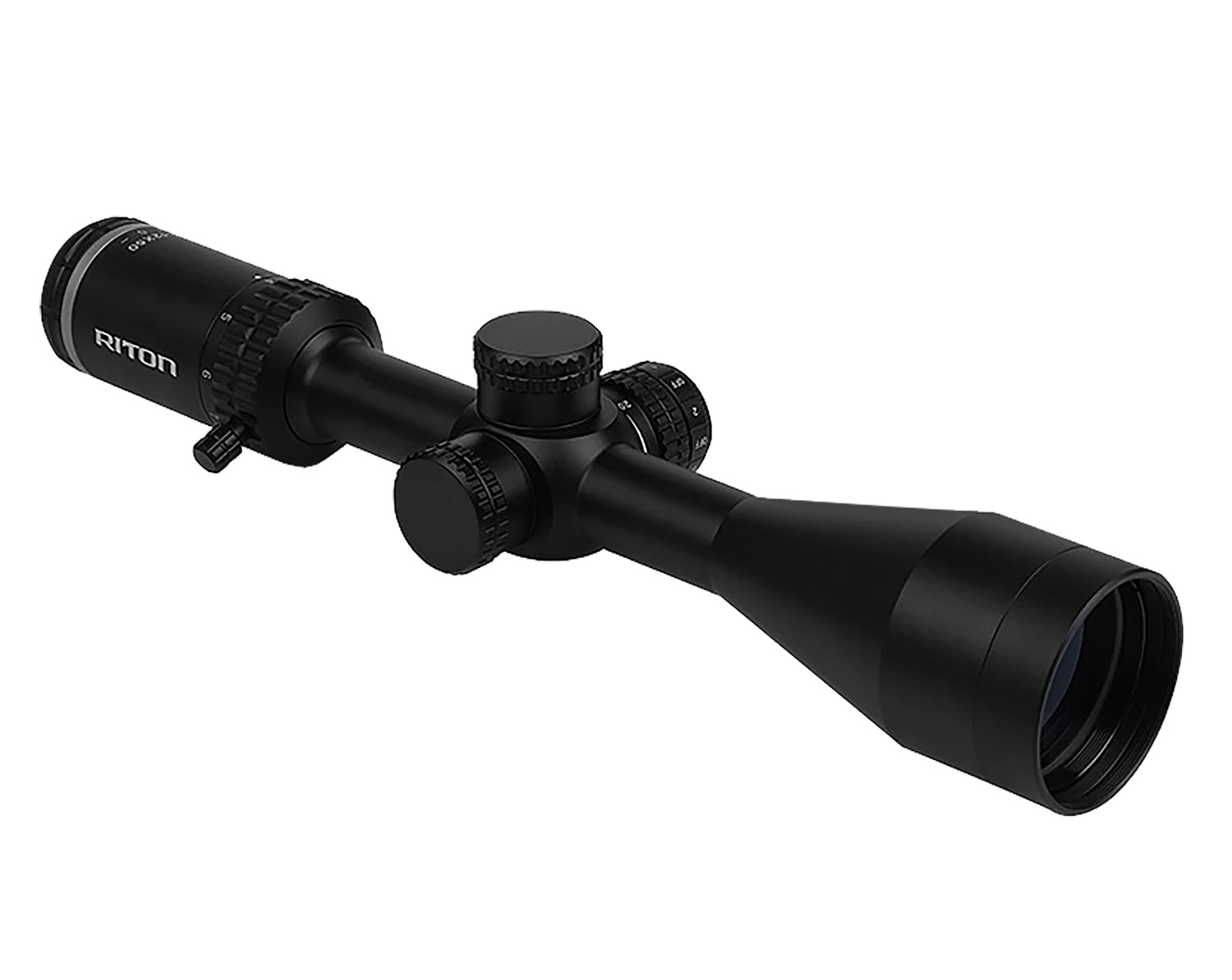 Riton Optics 1P412ASI23 1 Primal Black 4-12x 50mm 1" Tube Illuminated RDH Reticle 3 Riton Optics 1P412ASI23 1 Primal Black 4-12x 50mm 1" Tube Illuminated RDH Reticle