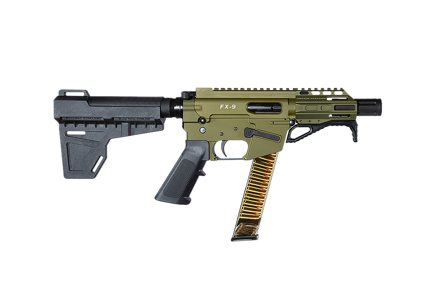 FREEDOM ORDNANCE FX9P4-ODG FX9P 9mm Luger 31+1 4" OD Green 3 FREEDOM ORDNANCE FX9P4-ODG FX9P 9mm Luger 31+1 4" OD Green