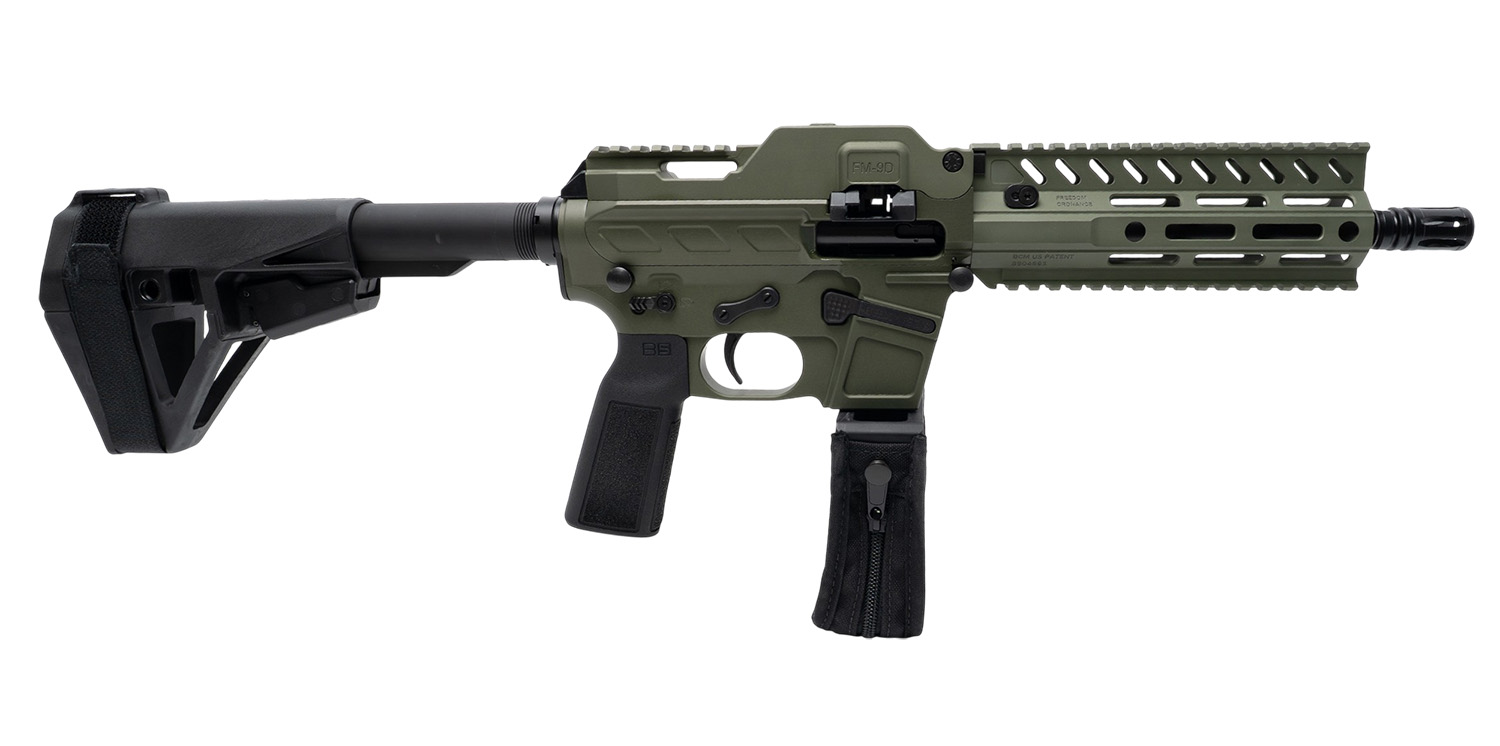 Freedom Ordance FM9D8-ODG FM9D 9mm Luger 33+1 8" Black Anodized Barrel, OD Green Anodized Receiver 3 Freedom Ordance FM9D8-ODG FM9D 9mm Luger 33+1 8" Black Anodized Barrel, OD Green Anodized Receiver