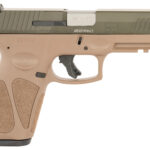 Taurus 1-G3B94BB G3 Full Size Frame 9mm Luger 17+1 4" Stainless Steel Barrel, Mil-Spec Green Cerakote Stainless Steel Serrated Slide, Brown Polymer Frame w/Picatinny Rail 1 184628