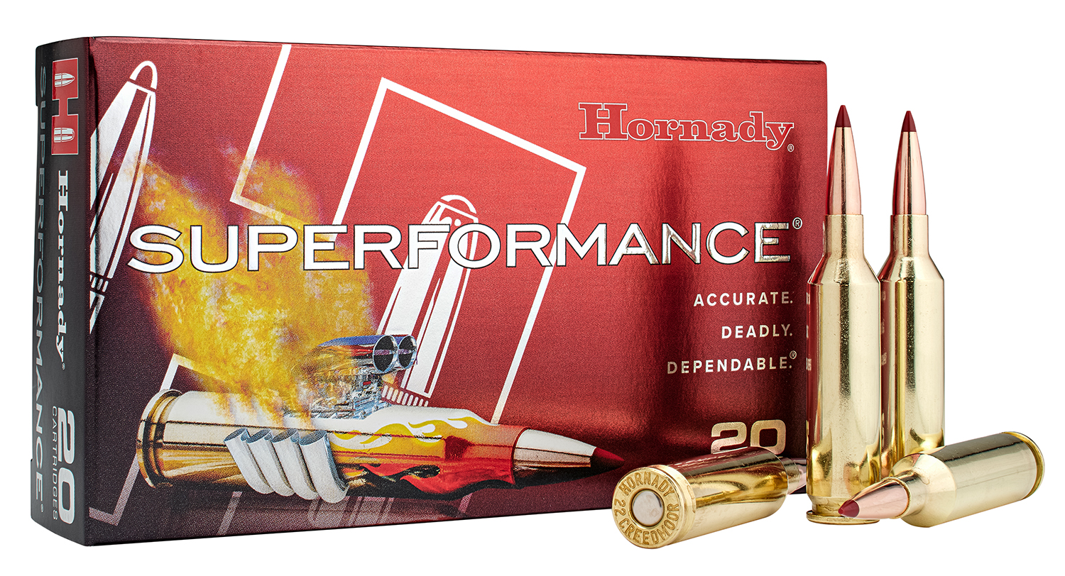 Hornady 83413 Superformance 22Creedmoor 65gr CX 20 Per Box/10 Case 3 Hornady 83413 Superformance 22Creedmoor 65gr CX 20 Per Box/10 Case