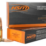 HSM 86BLK1N 8.6Blackout 300gr Hollow Point Boat Tail 20 Per Box/25 Case 2 187612