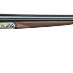 F.A.I.R. FRISSL1228 Iside Select 12 Gauge Break Open 2rd 28" Black Side By Side Barrel, Polished Silver w/Gold Inlay Receiver, English Style Oiled Walnut Stock, Technichoke XP50 Choke System 2 188437