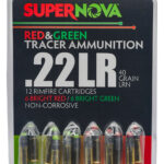 Supernova PMSN22LRMP Green/Red Tracer 22LR 40gr Lead Round Nose 12 Per Box/60 Case 1 188526