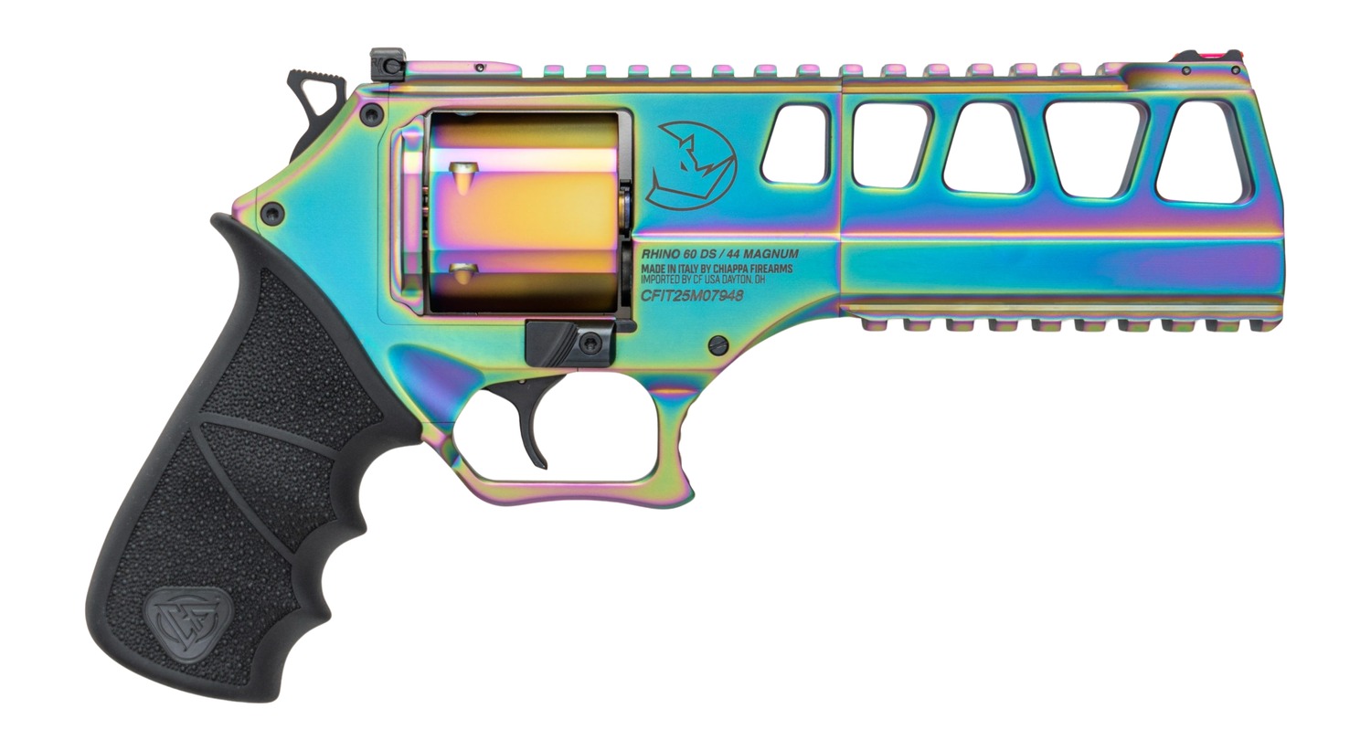 Chiappa Firearms 340356 Rhino 60DS L Frame 44 Mag 6 Shot 6" Nebula PVD Steel Barrel & Cylinder, Nebula PVD Alloy Frame, Nebula Wood Grip 3 Chiappa Firearms 340356 Rhino 60DS L Frame 44 Mag 6 Shot 6" Nebula PVD Steel Barrel & Cylinder, Nebula PVD Alloy Frame, Nebula Wood Grip