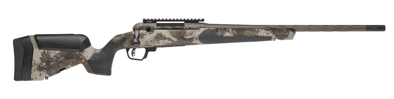 Savage Arms 32570 110 Core Hunter Pro 243 Win 3+1 20" Spiral Fluted Barrel, Savage Woodland Camo AccuStock w/AccuFit V2 Synthetic Stock, Right Hand 3 Savage Arms 32570 110 Core Hunter Pro 243 Win 3+1 20" Spiral Fluted Barrel, Savage Woodland Camo AccuStock w/AccuFit V2 Synthetic Stock, Right Hand