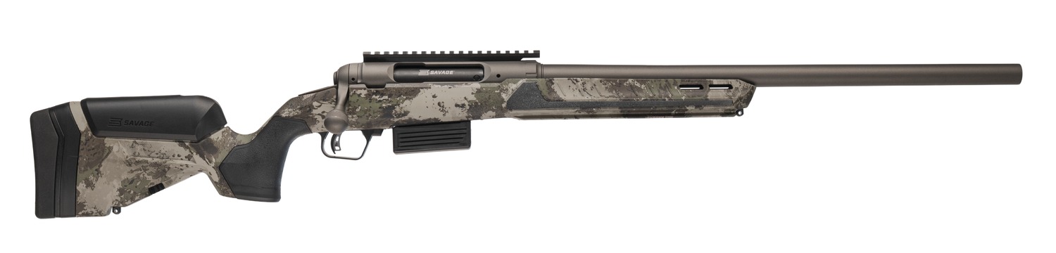 Savage Arms 32805 220 Harvester Full Size 20 Gauge Bolt 2rd 22" Slug Barrel, AccuStock w/AccuFit V2 Savage Woodland Camo Synthetic Stock, Right Hand 3 Savage Arms 32805 220 Harvester Full Size 20 Gauge Bolt 2rd 22" Slug Barrel, AccuStock w/AccuFit V2 Savage Woodland Camo Synthetic Stock, Right Hand