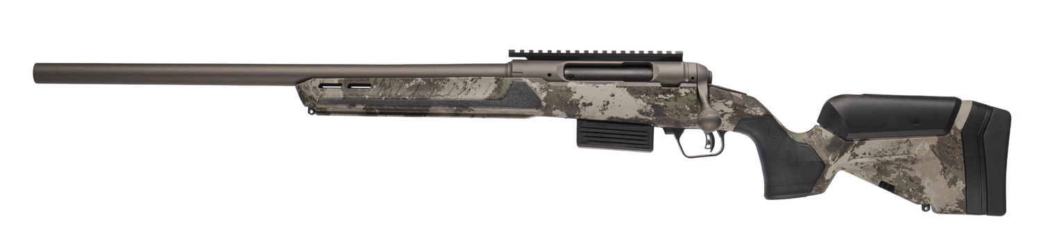 Savage Arms 32806 220 Harvester Full Size 20 Gauge Bolt 2rd 22" Slug Barrel, AccuStock w/AccuFit V2 Savage Woodland Camo Synthetic Stock, Left Hand 3 Savage Arms 32806 220 Harvester Full Size 20 Gauge Bolt 2rd 22" Slug Barrel, AccuStock w/AccuFit V2 Savage Woodland Camo Synthetic Stock, Left Hand