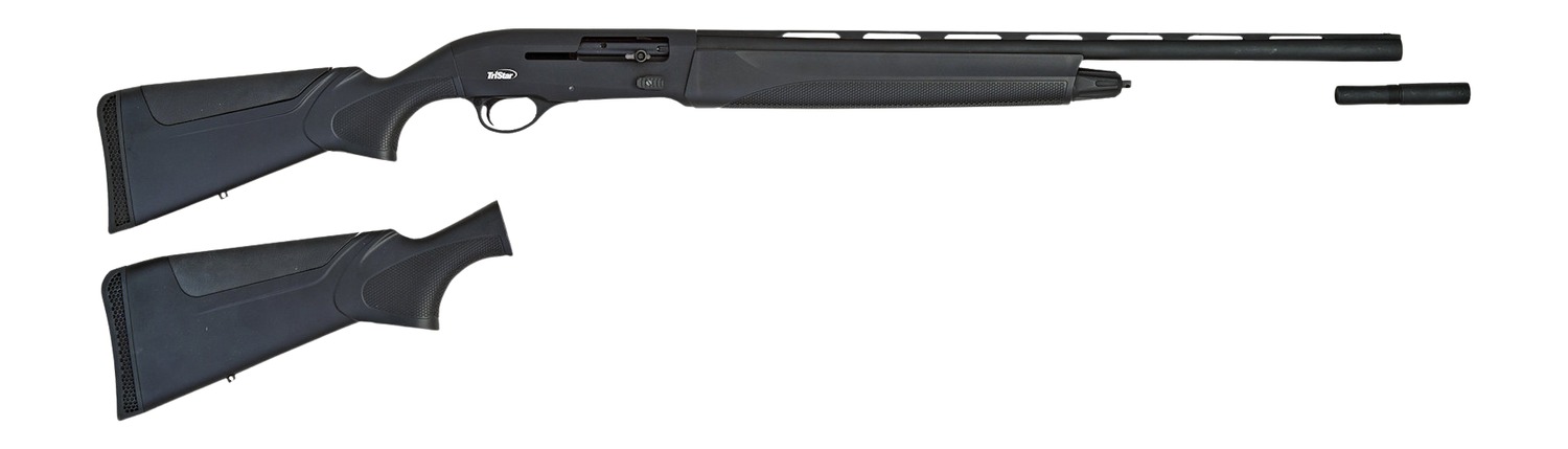 TriStar 20225 Raptor II Compact 20 Gauge Semi-Auto 3" 5+1 24" Black Vent Rib Barrel, Black Receiver, Fixed Black Synthetic Stock