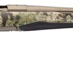 Browning 036138226 X-Bolt 2 Speed 30-06 Springfield 4+1 22" Smoked Bronze Cerakote Fluted Threaded Barrel & Steel Drilled & Tapped Receiver, Kryptek Obskura Transitional Camo Adj Vari-Tech Synthetic S 1 190839