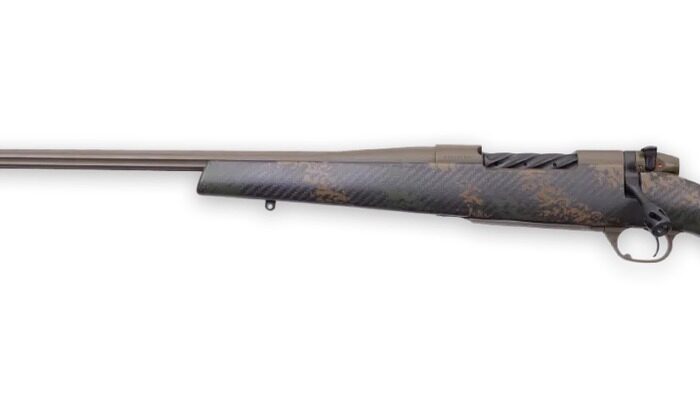 Weatherby MBC20N7MMPL6B Mark V Backcountry 2.0 7mm PRC 3+1 24" Patriot Brown Cerakote Fluted Threaded Barrel, Drilled & Tapped Receiver Carbon Fiber w/Brown & Dark Green Sponge Accents Fixed Peak 44 B