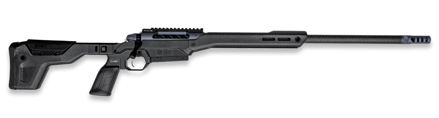 Weatherby 3WAMC25CMR4B 307 Alpine MDT Carbon 25 Creedmoor 3+1 22" Carbon Fiber Threaded Barrel, Carbon Gray Cerakote Steel Receiver w/Picatinny Rail, Arca Rail Forend, Black HNT26 MDT Chassis Carbon F
