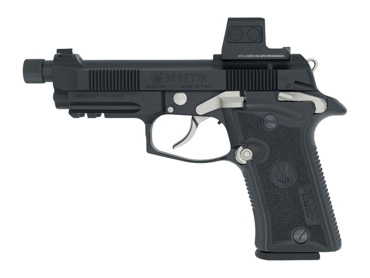 Langdon Tactical Tech 80X32BCBRE Beretta Cheetah 80X Micro-Compact 32 ACP 13+1 4.40" Black Threaded Barrel, Black Carbon Steel Optic Ready/Serrated Slide, Black Cerakote Aluminum Frame w/Picatinny Rai 3 Langdon Tactical Tech 80X32BCBRE Beretta Cheetah 80X Micro-Compact 32 ACP 13+1 4.40" Black Threaded Barrel, Black Carbon Steel Optic Ready/Serrated Slide, Black Cerakote Aluminum Frame w/Picatinny Rai