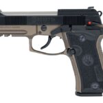 Langdon Tactical Tech 80X32ZTJBN Beretta Cheetah 80X 32 ACP 12+1 3.90" Stainless Barrel, Black Bruniton Carbon Steel Optic Ready/Serrated Slide, Bronze Anodized Aluminum Frame w/Picatinny Rail, Textur 2 191669