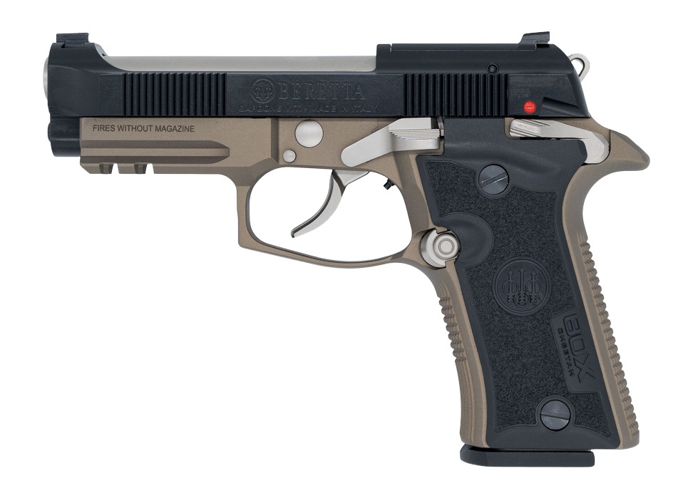 Langdon Tactical Tech 80X32ZCBBN Beretta Cheetah 80X 32 ACP 12+1 3.90" Inox Steel Barrel, Black Bruniton Carbon Steel Optic Ready/Serrated Slide, Bronze Cerakote Aluminum Frame w/Picatinny Rail, Textu 3 Langdon Tactical Tech 80X32ZCBBN Beretta Cheetah 80X 32 ACP 12+1 3.90" Inox Steel Barrel, Black Bruniton Carbon Steel Optic Ready/Serrated Slide, Bronze Cerakote Aluminum Frame w/Picatinny Rail, Textu