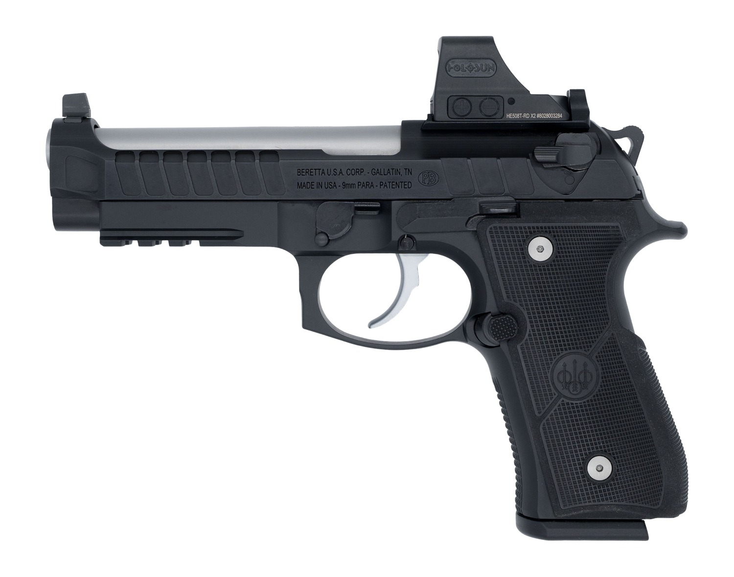 Langdon Tactical Tech 92E2TJRRBS Beretta 92 Elite Full Size 9mm Luger 18+1 4.70" Stainless Barrel, Inox Stainless Steel Optic Ready/Serrated Slide, Black Anodized Aluminum Frame w/Picatinny Rail, Tex 3 Langdon Tactical Tech 92E2TJRRBS Beretta 92 Elite Full Size 9mm Luger 18+1 4.70" Stainless Barrel, Inox Stainless Steel Optic Ready/Serrated Slide, Black Anodized Aluminum Frame w/Picatinny Rail, Tex