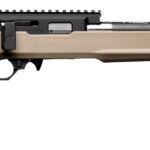 Angstadt Arms AAVV22BMFR Vanquish Summit 22 LR 10+1 18.50" Black Ported Barrel, Black Hardcoat Anodize Aluminum Receiver w/Picatinny Rail, Flat Dark Earth Magpul X-22 Hunter Synthetic Stock 2 192792