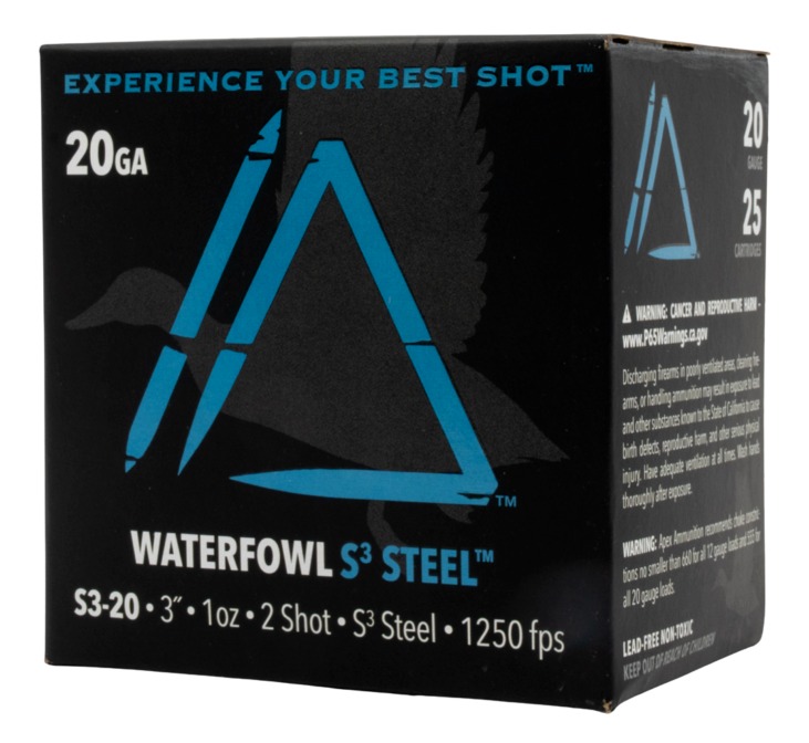 APEX AMMO S320-2 20G 312 25/10 3 APEX AMMO S320-2 20G 312 25/10
