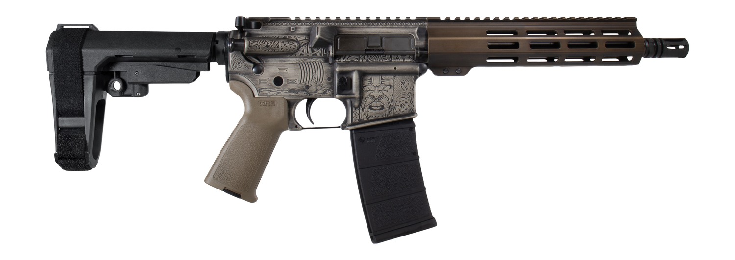 Shark Coast Tactical SCC07527VIK-P Viking 5.56 NATO 30+1 10.50" Black Nitride Threaded Barrel, Aluminum Receiver w/Picatinny Rail, M-LOK Handguard, Polymer SB Tactical SBA3 Brace, Magpul MOE Grip, Rig 3 Shark Coast Tactical SCC07527VIK-P Viking 5.56 NATO 30+1 10.50" Black Nitride Threaded Barrel, Aluminum Receiver w/Picatinny Rail, M-LOK Handguard, Polymer SB Tactical SBA3 Brace, Magpul MOE Grip, Rig