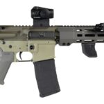 Shark Coast Tactical SCCSNKYSD300002 Sneeky Pete Deluxe 300 Blackout 30+1 7.50" Threaded Barrel, Aluminum Receiver w/Picatinny Rail, M-LOK Handguard, SB Tactical SBA3 Brace, Vortex Crossfire Red Dot, 2 193737