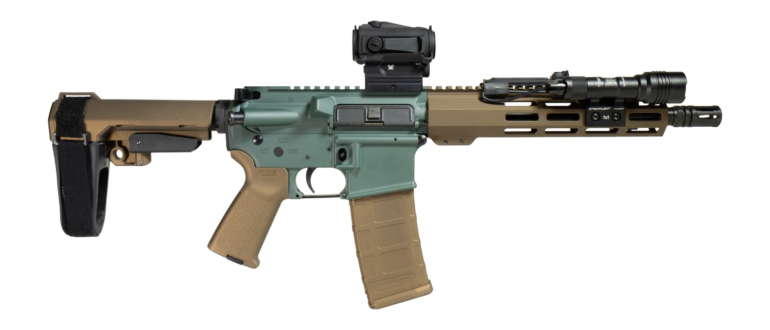 Shark Coast Tactical SCC06568GOB300-P Goblin Bundle 300 Blackout 30+1 10" Threaded Barrel, Aluminum Receiver w/Picatinny Rail, M-LOK Handguard, Polymer SB Tactical SBA3 Brace, Streamlight ProTac Rail 3 Shark Coast Tactical SCC06568GOB300-P Goblin Bundle 300 Blackout 30+1 10" Threaded Barrel, Aluminum Receiver w/Picatinny Rail, M-LOK Handguard, Polymer SB Tactical SBA3 Brace, Streamlight ProTac Rail