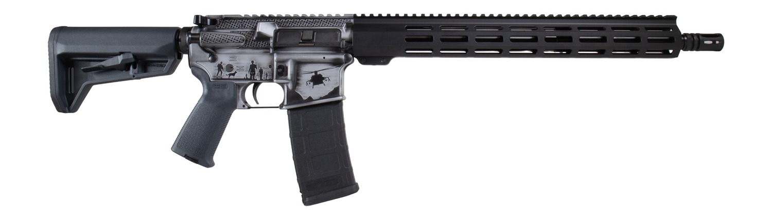 Shark Coast Tactical 300-111-1000-15 Military 5.56 NATO 30+1 16" Black Melonite Threaded Barrel, Gray Cerakote Aluminum Receiver w/Picatinny Rail, M-LOK Handguard, Magpul MOE SL Polymer Stock, Magpul 3 Shark Coast Tactical 300-111-1000-15 Military 5.56 NATO 30+1 16" Black Melonite Threaded Barrel, Gray Cerakote Aluminum Receiver w/Picatinny Rail, M-LOK Handguard, Magpul MOE SL Polymer Stock, Magpul