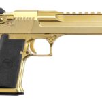 Magnum Research DE44ZNG Desert Eagle Mark XIX 44 Mag 7+1 6" Picatinny Rail Barrel, Gold Zirconium Nitride Serrated Slide & Frame 1 193771