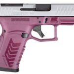 Derya Firearms DY9Z.BCS.TR DY9Z Sports South Exclusive Micro-Compact 9mm Luger 15+1 3.50" Black Barrel, Silver Optic Ready/Serrated Slide, Black Cherry Polymer Frame w/Accessory Rail, Interchangeable 2 193954
