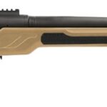 Cadex Inc CDXBMGQUA5029HI20I1J5N BMG Quake 50 BMG 3+1 29" Black DLC Match Grade Threaded Barrel, Black DLC Receiver w/Picatinny Rail, Adj Cheek Piece & LOP Hybrid Tan Polymer Stock 2 194419