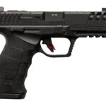 Sarsilmaz SAR9G3BL10 SAR9 Gen3 Full Size 9mm Luger 10+1 4.50" Black Barrel, Black Steel Optic Cut/Serrated Slide, Black Polymer Frame w/Picatinny Rail, Interchangeable Backstrap Grip, RMSc Footprint 2 194641