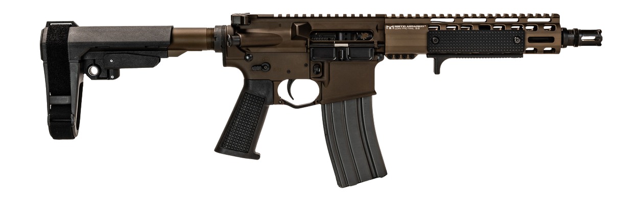 Griffin Armament MK1PSD30095PFDE-W MK1 PSD 300 Blackout 9.50" Threaded Barrel, Terra Brown Anodized Aluminum Receiver w/Picatinny Rail, M-LOK Handguard, Black Polymer SBA3 Brace, Black A3 Grip 3 Griffin Armament MK1PSD30095PFDE-W MK1 PSD 300 Blackout 9.50" Threaded Barrel, Terra Brown Anodized Aluminum Receiver w/Picatinny Rail, M-LOK Handguard, Black Polymer SBA3 Brace, Black A3 Grip