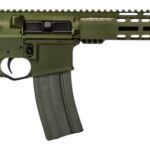 Griffin Armament MK1PATROLWHG-W MK1 Patrol 223 Wylde 30+1 14.50" Black Anodized Barrel, Warhawk Green Anodized Aluminum Receiver w/Picatinny Rail, M-LOK Handguard, Griffin Extreme Condition Black Poly 1 195669