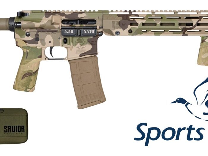 Diamondback DB175AK622 DB15  Sports South Exclusive 5.56 NATO 30+1 16" Threaded Barrel, Swamp Stalker Camo w/Logo Cerakote Aluminum Receiver w/Picatinny Rail, M-LOK Handguard, B5 Bravo MultiCam Polyme