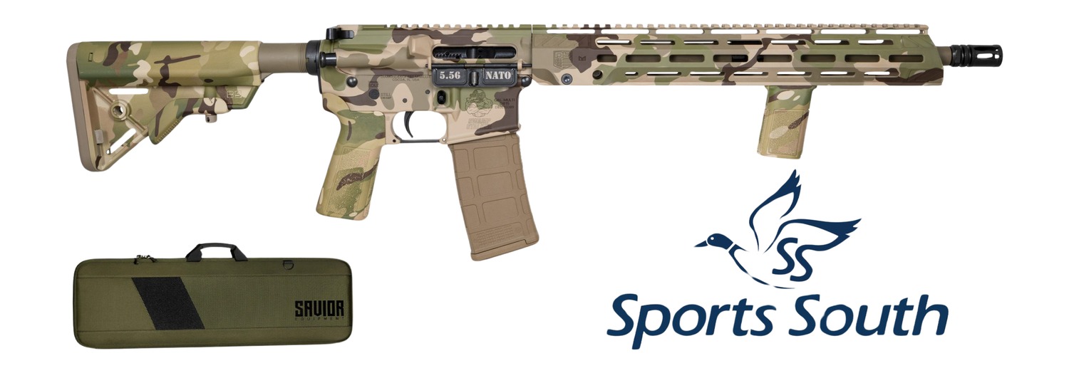 Diamondback DB175AK622 DB15 Sports South Exclusive 5.56 NATO 30+1 16" Threaded Barrel, Swamp Stalker Camo w/Logo Cerakote Aluminum Receiver w/Picatinny Rail, M-LOK Handguard, B5 Bravo MultiCam Polyme 3 Diamondback DB175AK622 DB15 Sports South Exclusive 5.56 NATO 30+1 16" Threaded Barrel, Swamp Stalker Camo w/Logo Cerakote Aluminum Receiver w/Picatinny Rail, M-LOK Handguard, B5 Bravo MultiCam Polyme