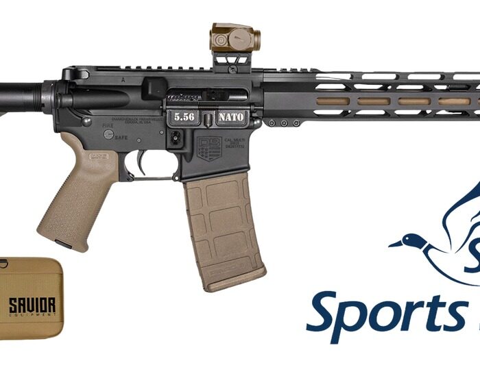 Diamondback DB175AK223 DB15  Sports South Exclusive 5.56 NATO 30+1 16" Flat Dark Earth Cerakote Threaded Barrel, Black Cerakote Aluminum Receiver w/Picatinny Rail, M-LOK Handguard, Magpul MOE Flat Dar